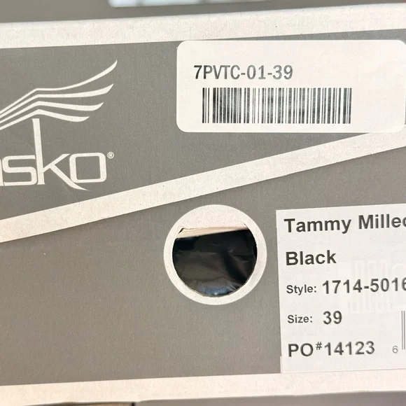 Dansko Woman’s Black Leather Clog-Sandal with Adjustable Strap - Picture 3 of 5